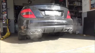 Mercedes W204 C350 V6 Sound Revs Drive by