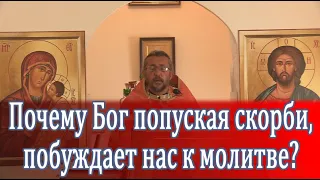 Почему Бог попуская скорби, побуждает нас к молитве? Священник Игорь Сильченков