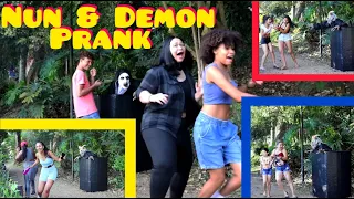 Nun Prank and Demon Prank Scaring the Brazilians 🇧🇷🤣🤣