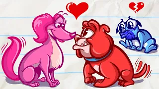 Pencilmate & Pencilmiss 🐶 GOOD DOG 🐶 2021 COMPILATION 💥 Cartoons | Animation | Pencilmation