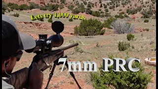 Ruger American 7mm PRC 500Y-1,000Y accuracy testing.