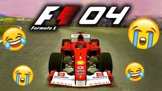 PLAYING F1 04 CAREER MODE (F1 2004 PS2 Game)
