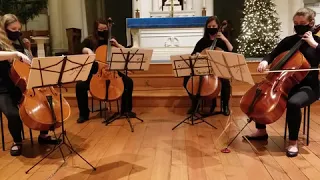 O Holy Night for Cello Quartet Covid Edition