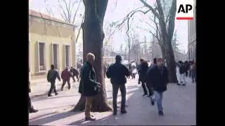 TURKEY: ISTANBUL: LEFTIST AND ULTRA-NATIONALIST STUDENTS CLASH