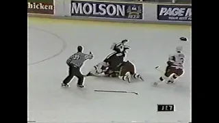 Stars vs Red Wings Brawl - Mar 30, 1995