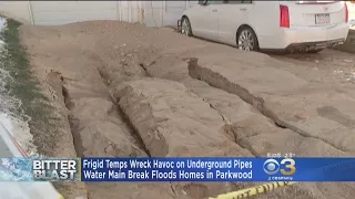 Frigid Temperatures Wreck Havoc On Underground Pipes In Parkwood