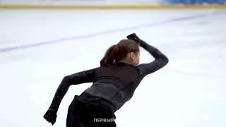Kamila prepares for the new program for Russian Championship