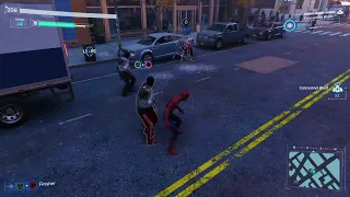 messing in the open world in spider-man 2018