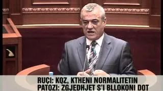 Debat dhe tension në kuvend - Vizion Plus - News - Lajme