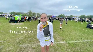 I ran my first MARATHON | 3:31:06 debut