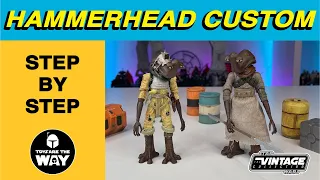 Star Wars The Vintage Collection Hammerhead Figure | Custom Action Figure Tutorial!