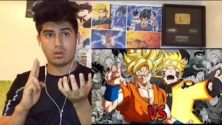 GUERREROS Z VS KONOHA | ÉPICAS CABALLERÍAS DE RAP | VÍDEO REACCION