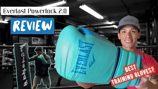 Everlast Powerlock 2.0 Leather Velcro Boxing Gloves REVIEW- IS THIS EVERLAST’S BEST TRAINING GLOVE?