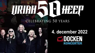 Uriah Heep, 4.12.2022, Docken Copenhagen