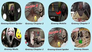 GRANNY NEW VERSION V1.8 | GIANT SPIDERS IN GRANNY CHAPTER TWO NIGHTMARE MOD | FULL GAME PLAY