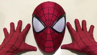 ASMR Spiderman UNBOXING Real Life Replica Amazing Spiderman 2 Mask