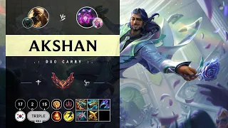 Akshan ADC vs Vel'Koz - KR Grandmaster Patch 14.10