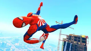 SPIDERMAN Ragdolls Compilation | Funny Moments & Fails (GTA V Euphoria Physics) Ep.1