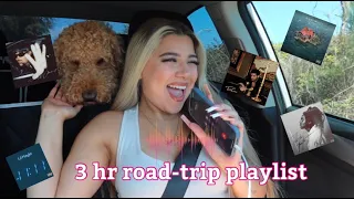road-trip playlist 💕 3 hr. drive with me !
