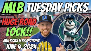 HUGE MLB LOCK!! MLB Picks Today 6/4/2024 | Free MLB Picks, Predictions & Sports Betting Advice