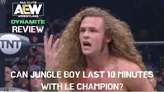 AEW Dynamite December 18, 2019 Review & Results: CAN JUNGLE BOY LAST 10 MINUTES WITH LE CHAMPION?