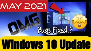 Windows 10 May 2021 update |  What’s new and fixed 20H2 | English #windows10mayupdate #win10update