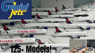 Gemini Jets NG Model Collection Video! 125+ 1:400 Models!