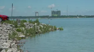 Weekend of heavy rain fills Grapevine Lake