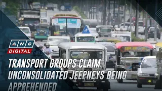 Transport groups claim unconsolidated jeepneys being apprehended | ANC