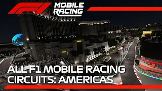 Overview Of All F1 Mobile Racing circuits | Americas