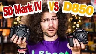 Nikon D850 VS Canon 5D Mark IV Which To Buy: The ULTIMATE BATTLE