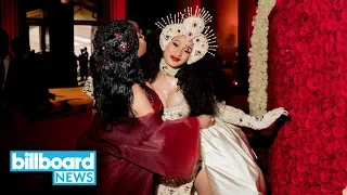 Cardi B Opens Up About Her Met Gala Conversation With Nicki Minaj | Billboard News