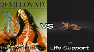 Dancing With The Devil (Demi Lovato) vs Life Support (Madison Beer) - Album Battle