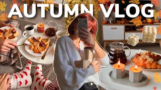 уютный осенний влог | работа и домашний уют | autumn week in my life