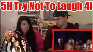 "FIFTH HARMONY TRY NOT TO LAUGH CHALLENGE PART 4!" | COUPLE'S REACTION