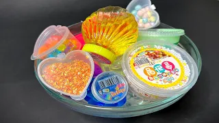 [ASMR] Mixing Slime, parts, clays. Making Glossy Slime, #satisfying 슬라임믹스 (3)