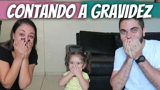 Contando a GRAVIDEZ pro MARIDO | Éramos Dois