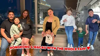 HONGKONG MACAU TRAVEL VLOG WITH TULFO & TUNGOL FAM! | Maricel Tulfo Tungol