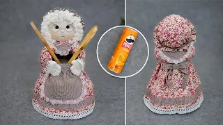 Sweet Granny is your helper in the kitchen👵🏻No sewing machine🧵No pattern🪡DIY