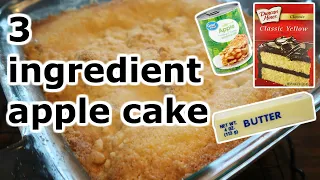 Three ingredient apple cake
