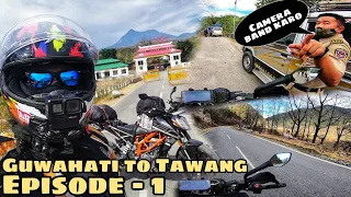 Winter Tawang 2022 Ep - 1 | A solo journey from Guwahati to Tawang | Guwahati to Dirang