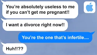 【Apple】My wife asked me for a divorce as she couldn't get pregnant.