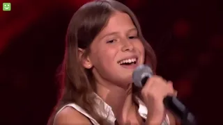 Wiktoria Kasprzyk - Hold My Hand | The Voice Kids 4 Przesłuchania W Ciemno