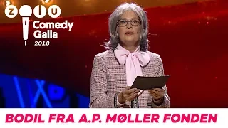 Bodil fra A. P. Møller Fonden - ZULU Comedy Galla 2018