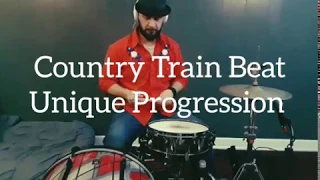 Country Train Beat 100 BPM Drum Beat Loop with unique progression