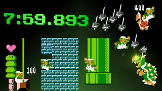 Super Mario Bros.: The Lost Levels Any% 8-4 (Luigi) in 7:59.893 (without loads) *WR*