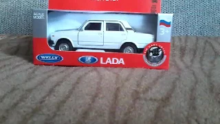 Обзор на модель автомобиля LADA 2107 от Welly. (Жигули)