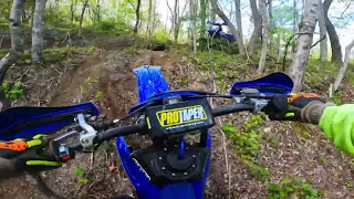 Out for a ride with Brayden bolt (YZ250x)