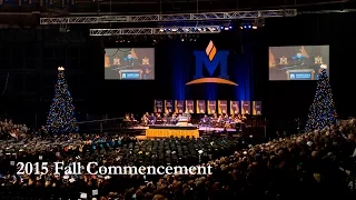 Montana State University 2015 Fall Commencement Photo Slideshow