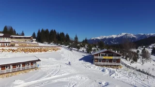 Cheile Gradistei - filmare de iarnă, cu drona